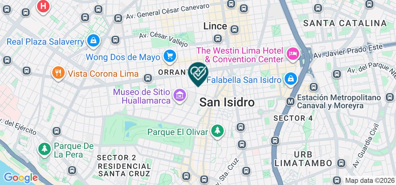 Mapa de Rutas de Lima SAC