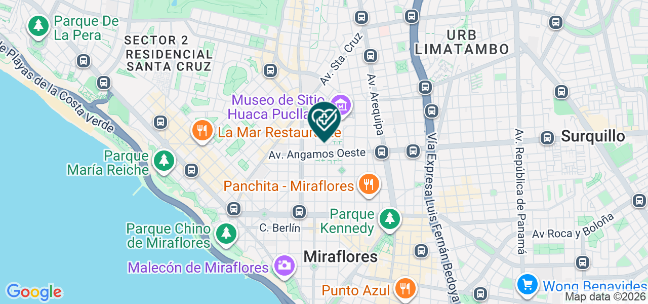 Mapa de Oncocenter Peru S.A.C.