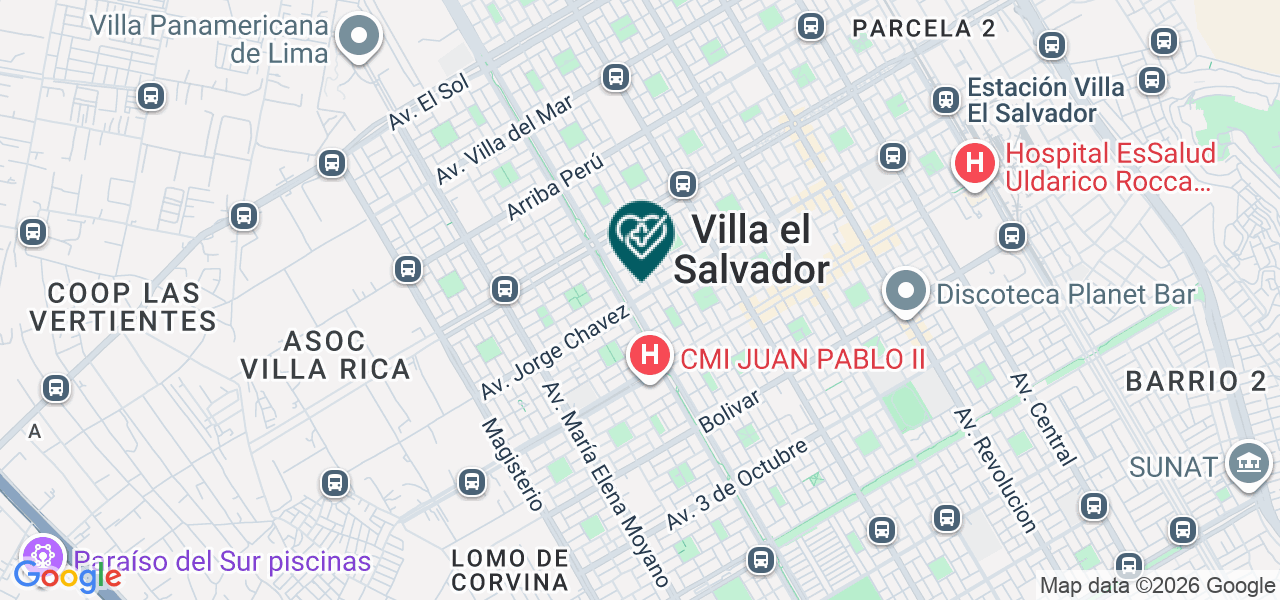 Mapa de Muelitas