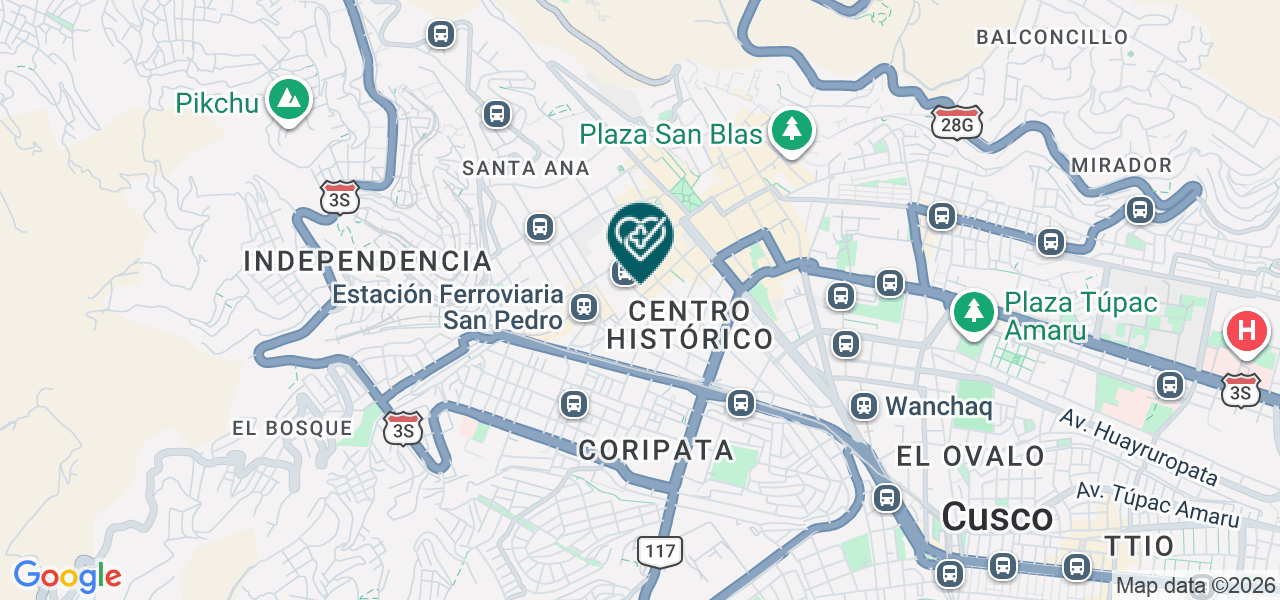 Mapa de Dental Blas