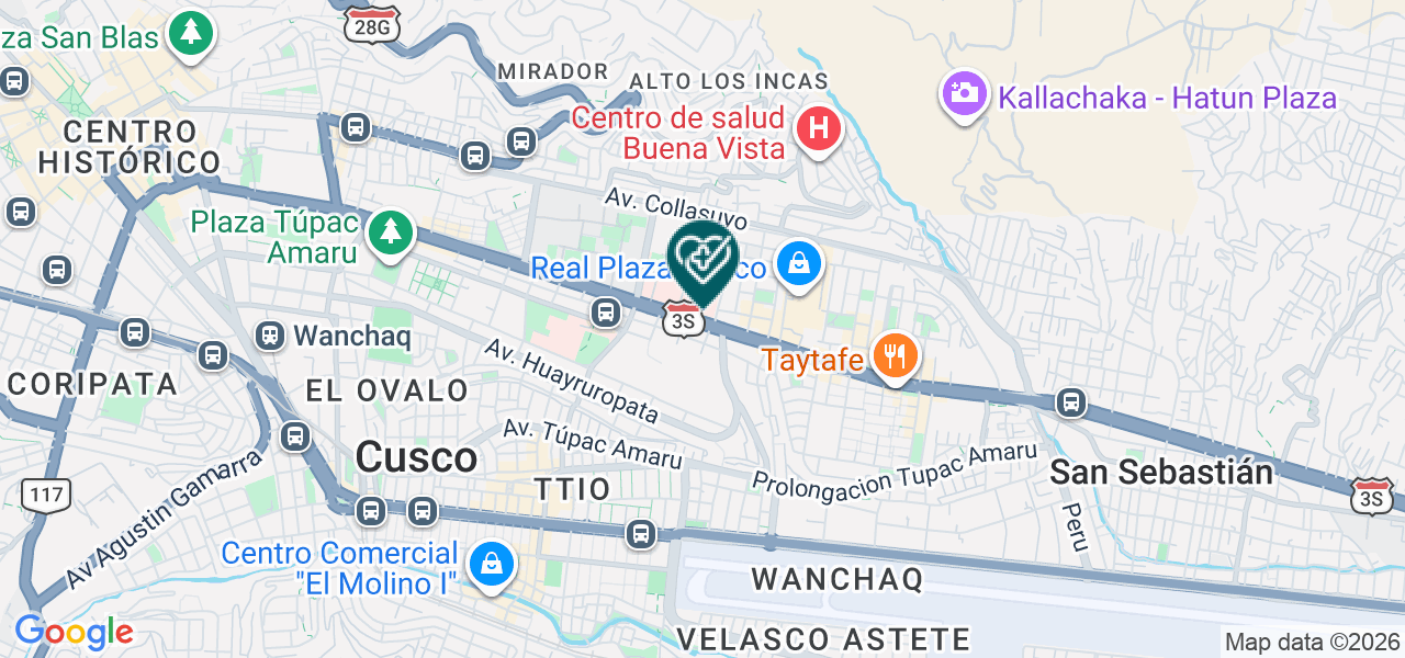 Mapa de Radiologico y Diagnostico Dental SAC