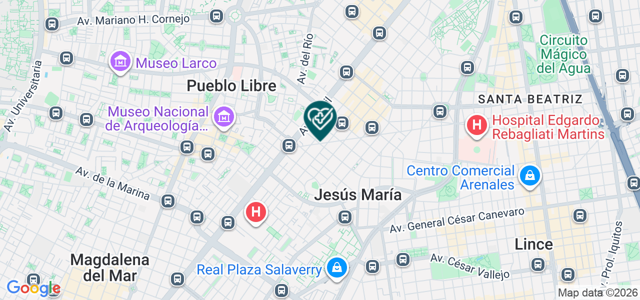 Mapa de Centro de Terapia Fisica Fisionatura
