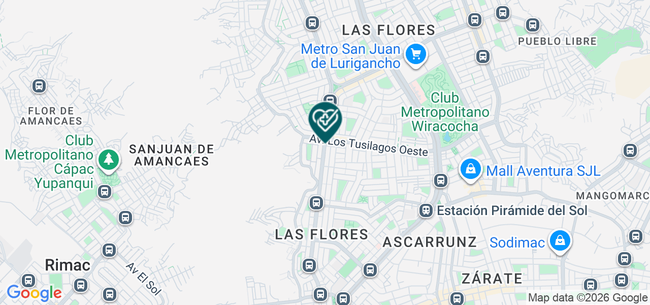 Mapa de Consultorio Obstetrico Profesional Mujer Sana Ii