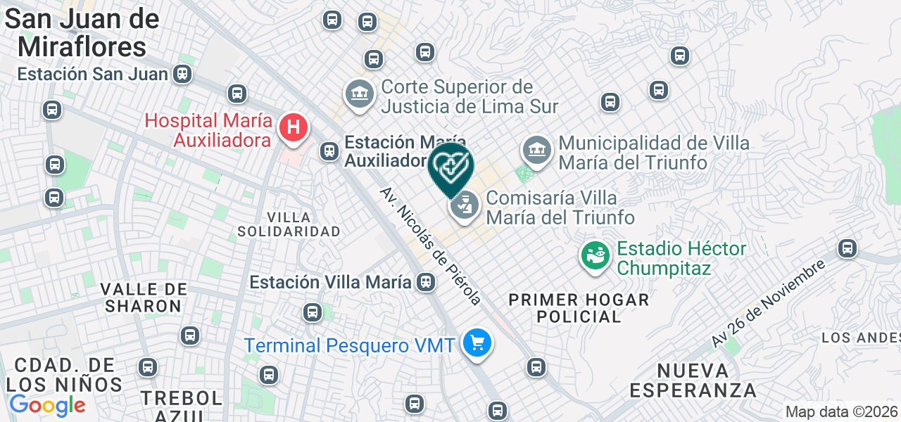 Mapa de Consultorio Odontológico Enciso