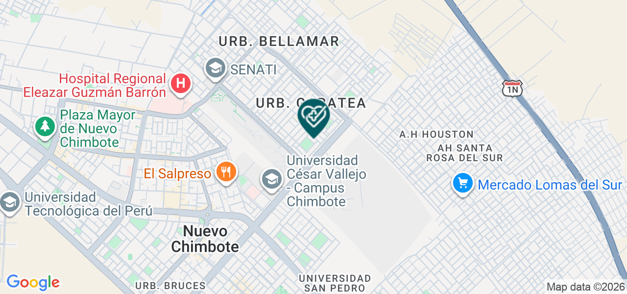 Mapa de Odontología Aguirre