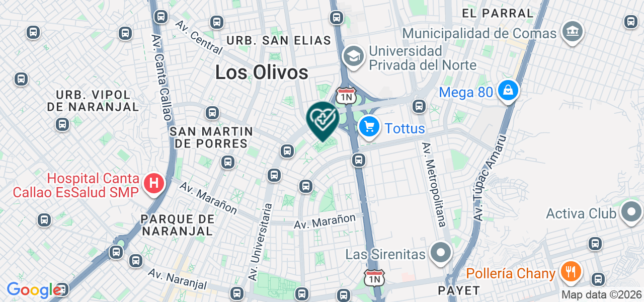 Mapa de Consultorio Medico