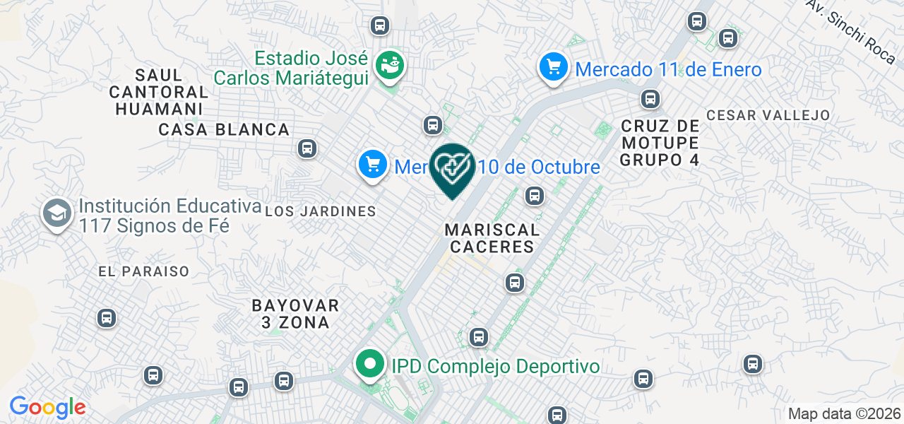 Mapa de Consultorio Prevencion y Salud