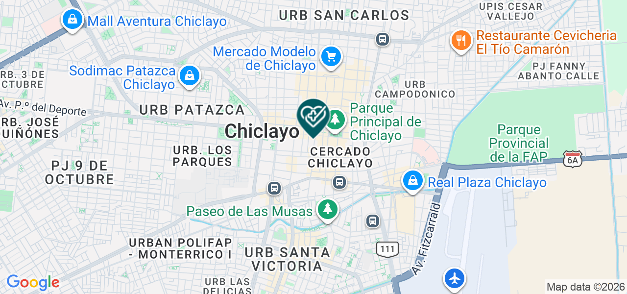 Mapa de Sonrident