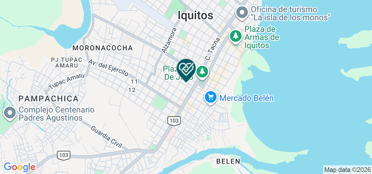 Mapa de Clinica Odonto Stetic E.I.R.L