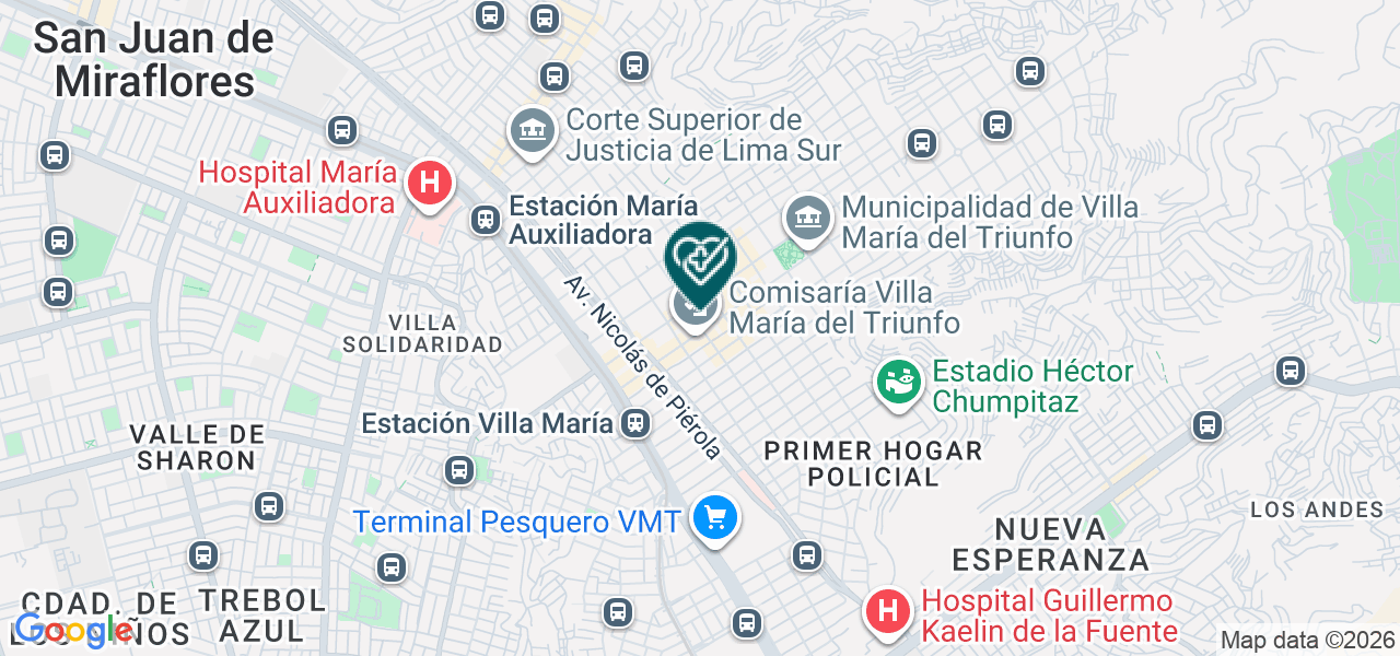 Mapa de Dental Villalobos