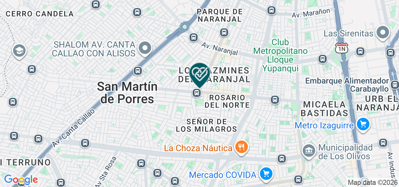 Mapa de Pasteur Salud