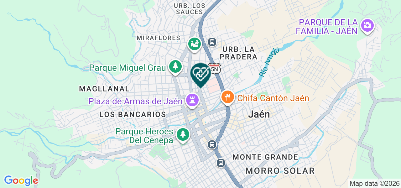 Mapa de Centro Urologico y Medicina Integral