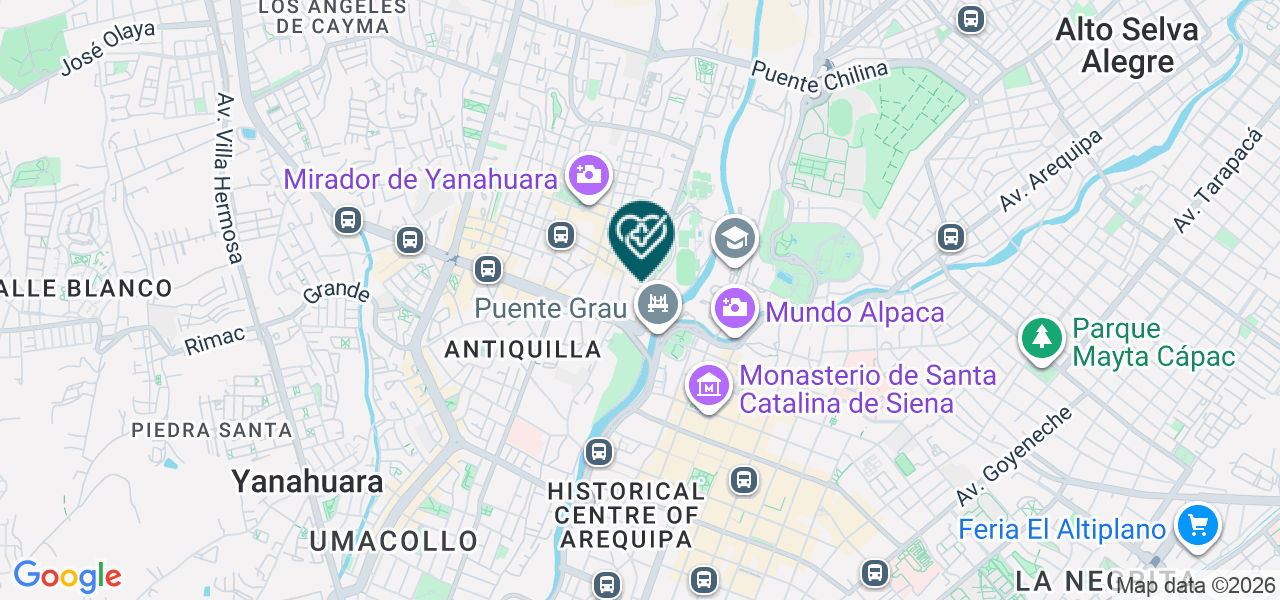Mapa de Oncogastro