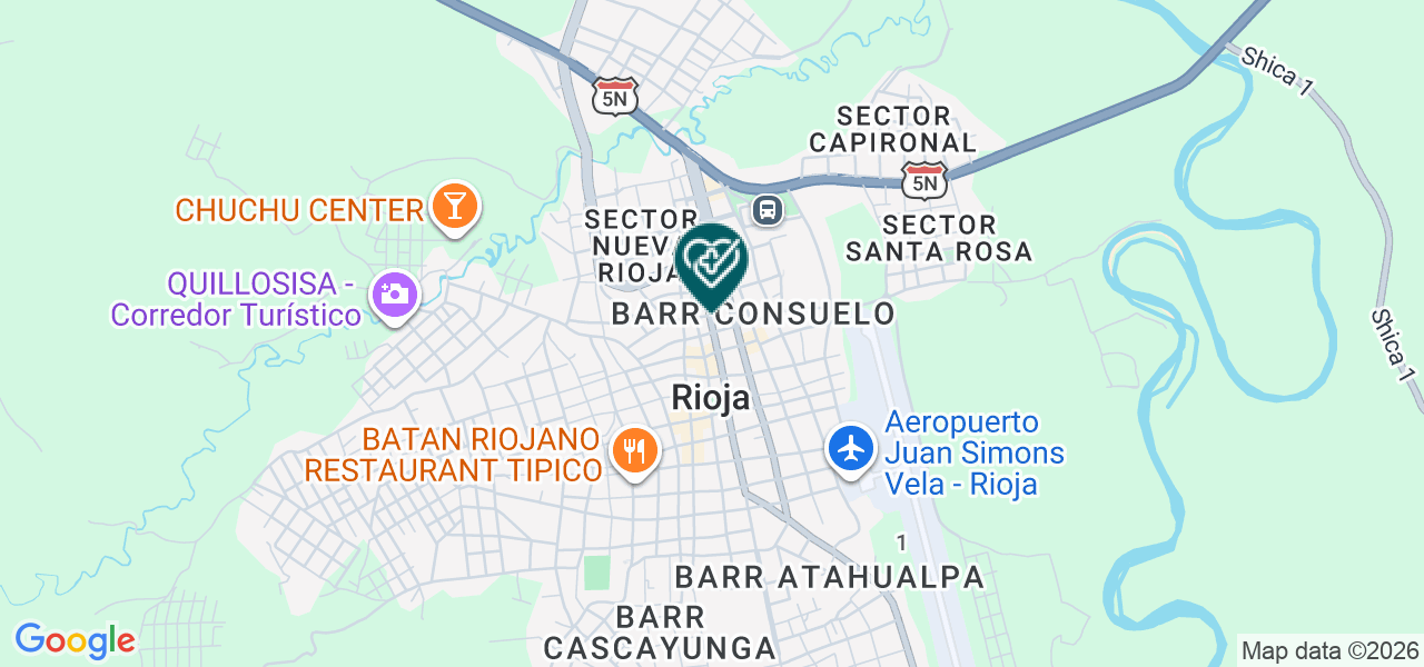 Mapa de Consultorio Odontológico del Alto Mayo