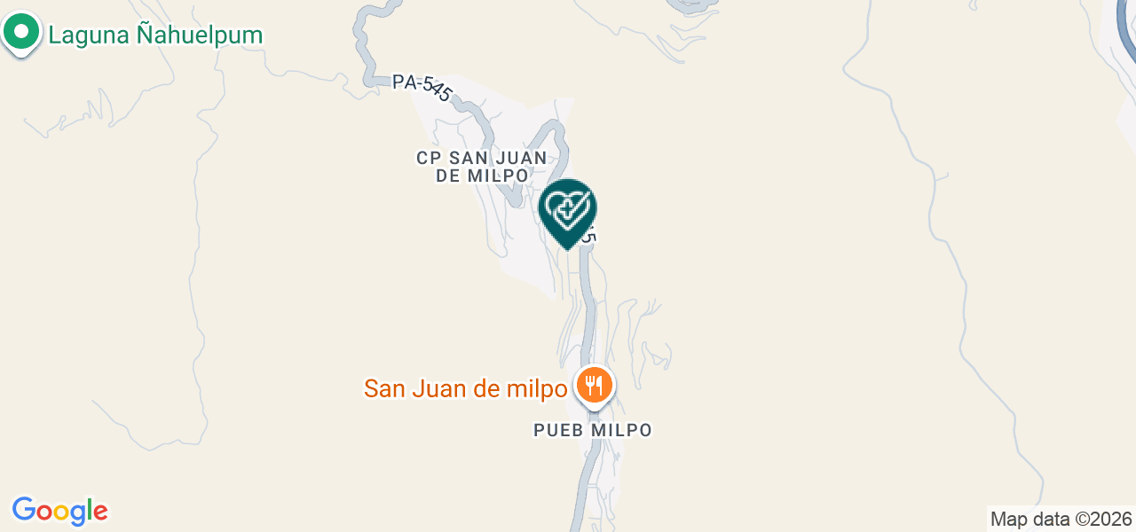 Mapa de Clínica Natclar Pasco