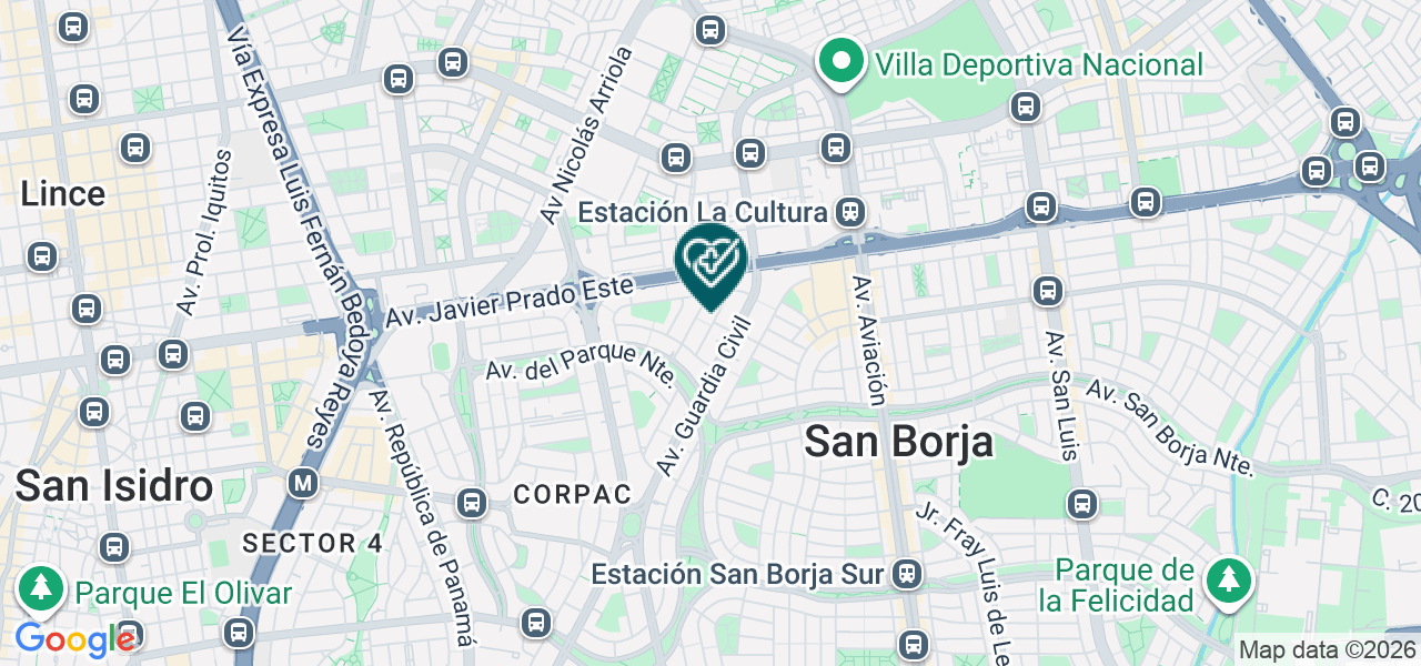 Mapa de Clinica Petras