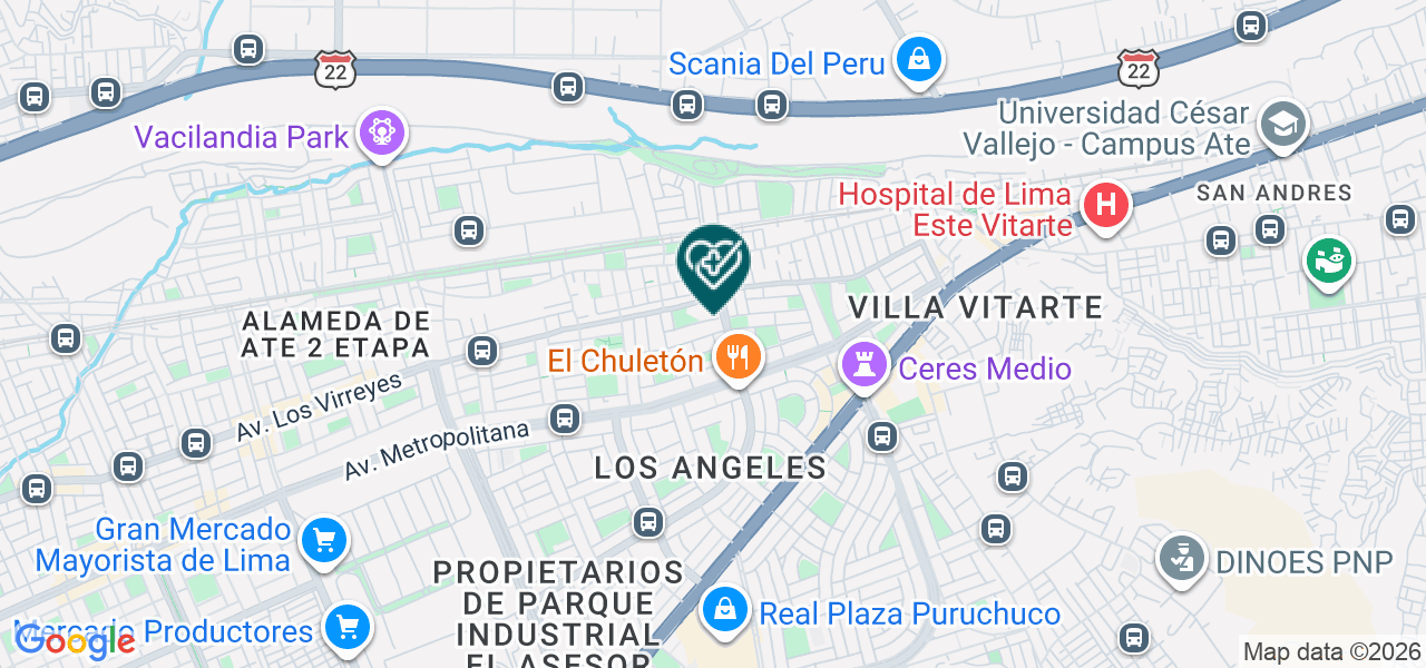 Mapa de Centro de Vida
