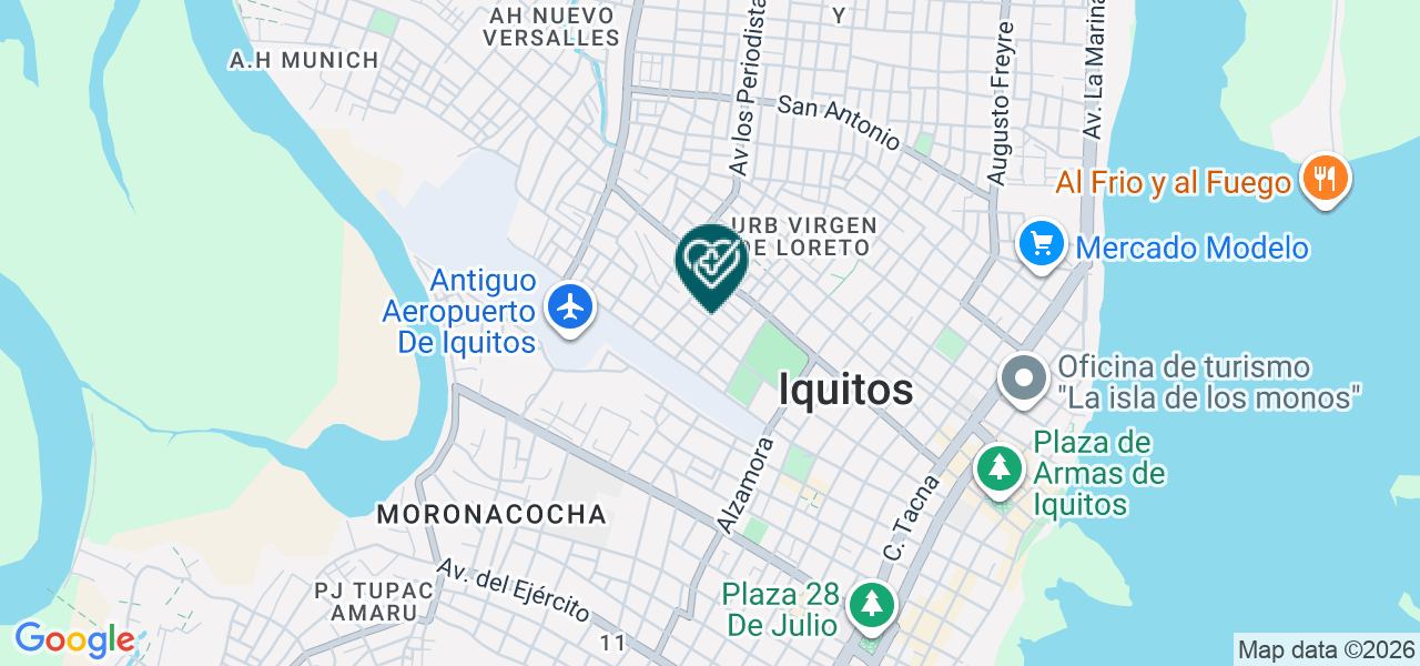 Mapa de Consultorio Medico Gineco-obstetrico Julio Galo Gastelu Arevalo