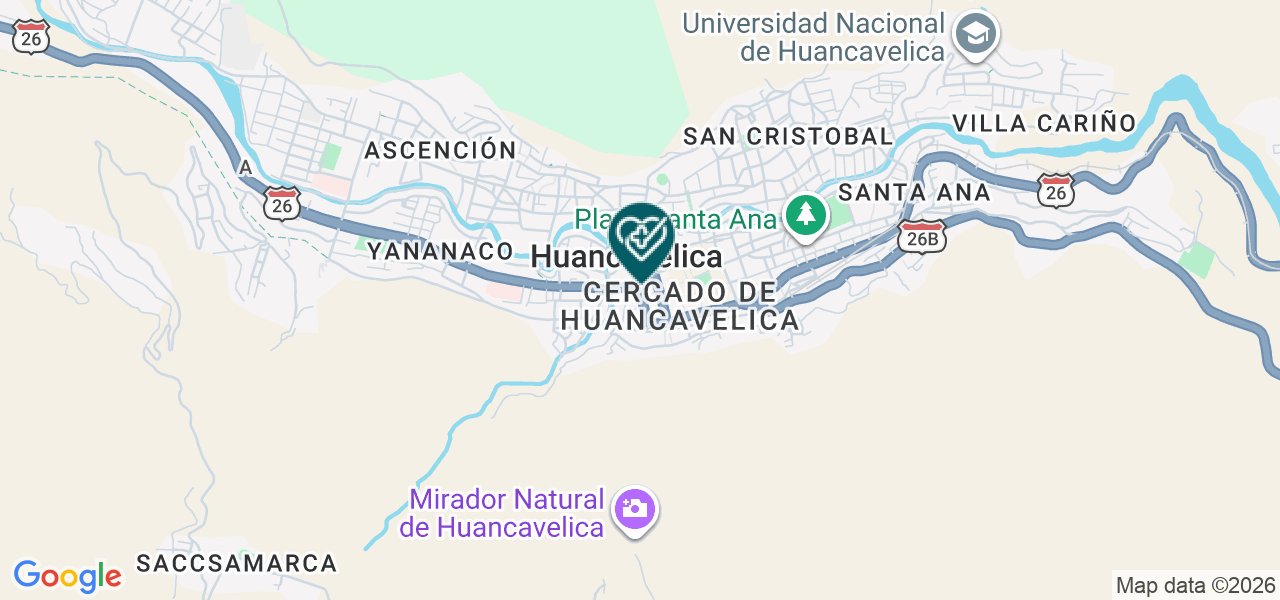 Mapa de Medicos Salud Union en Alerta S.A.C.