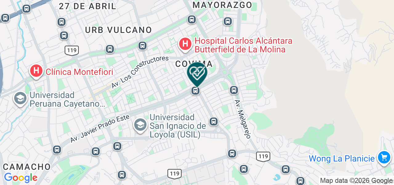 Mapa de Policlinico Ommir
