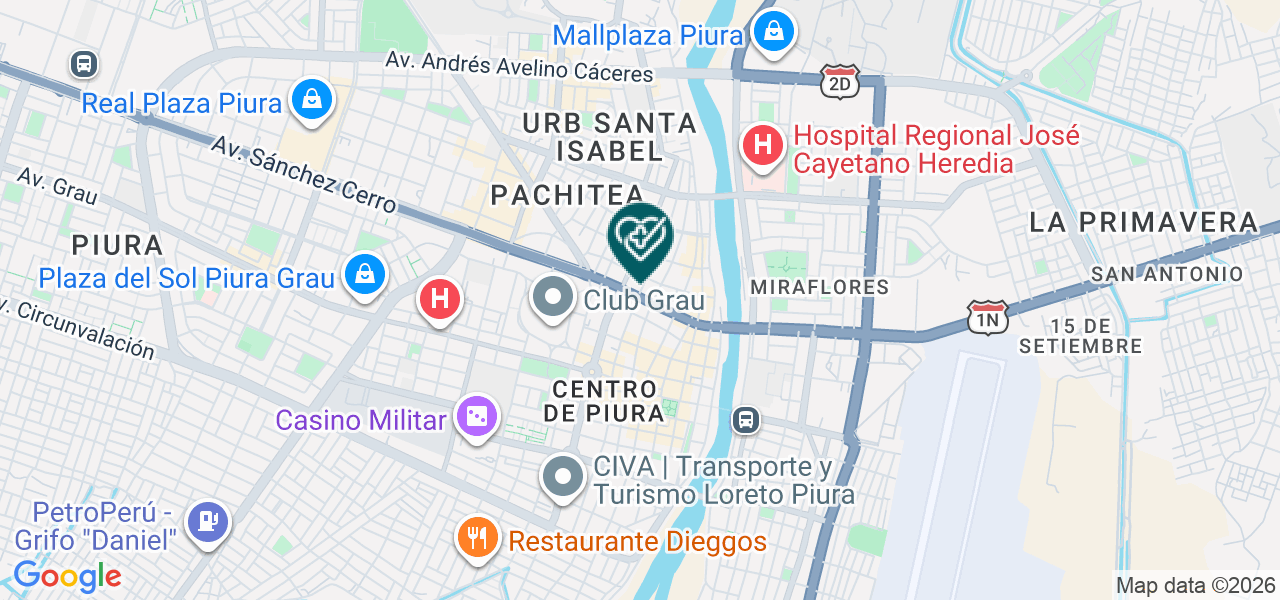 Mapa de Grupo Optico C.t Sociedad Anonima Cerrada