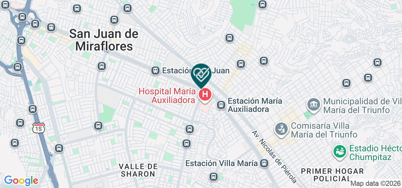 Mapa de Consultorio Medico Salud Medic