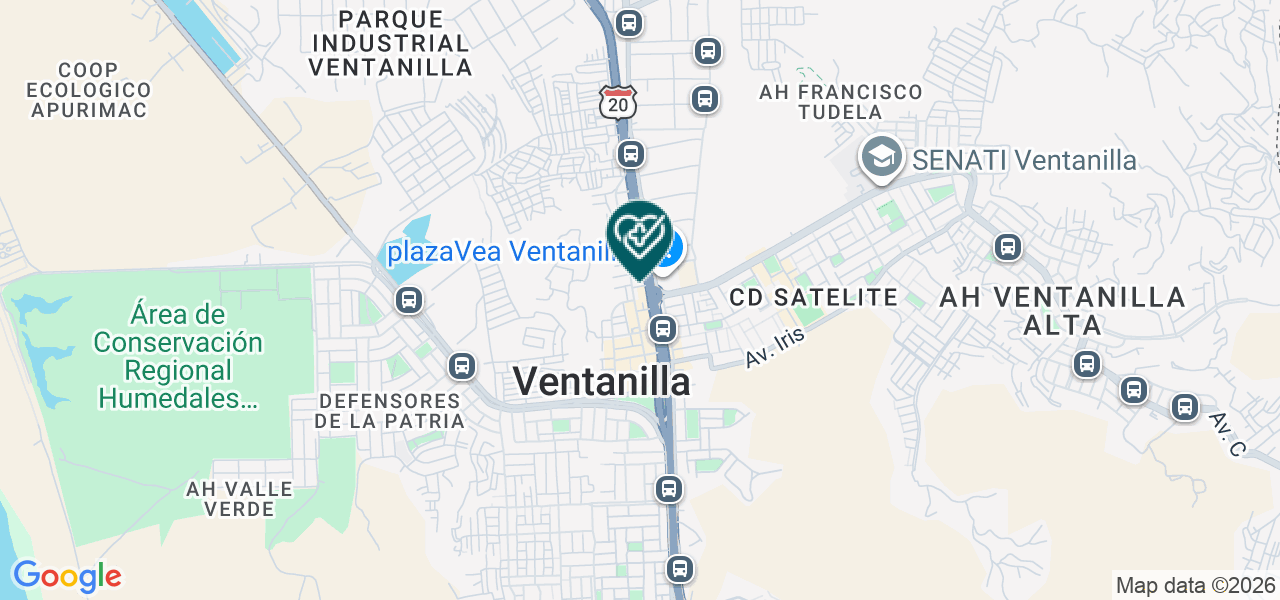 Mapa de Jenny Canorio Cardenas