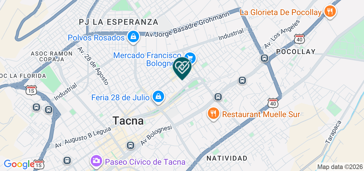 Mapa de Gastrosur