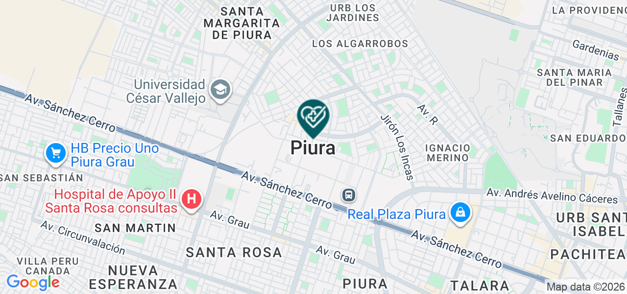 Mapa de Servicios Medicos Control Salud E.I.R.L.