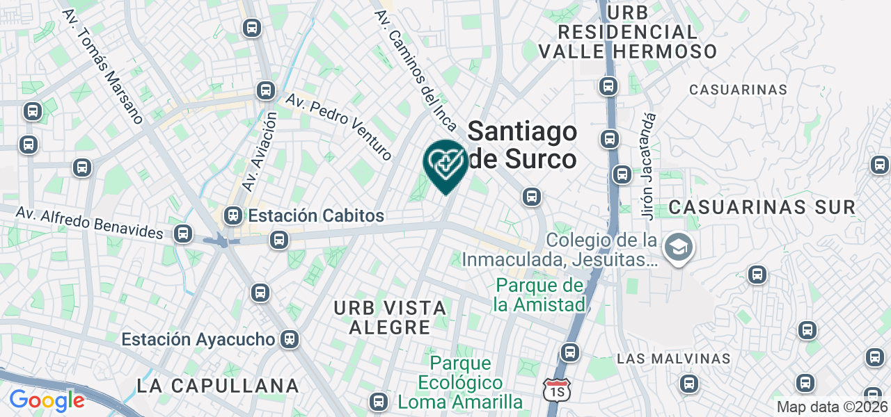 Mapa de Treatdent - Consultorio Dental