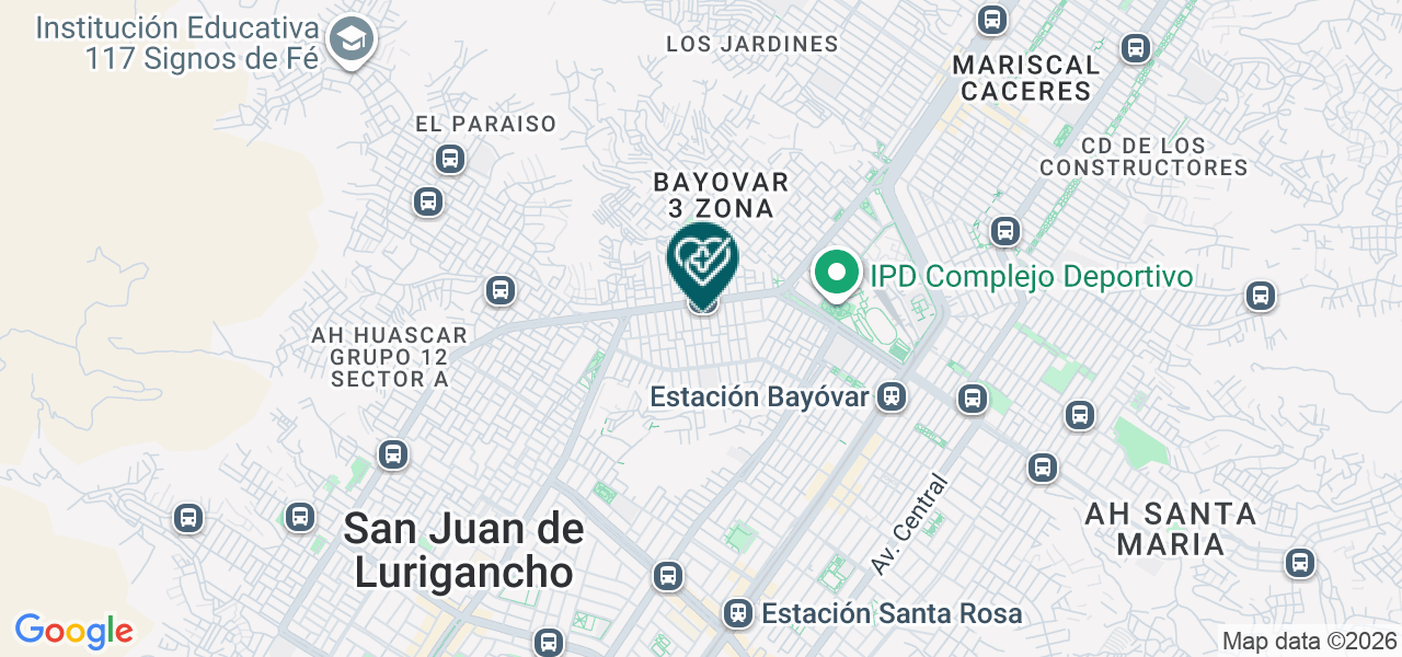 Mapa de Consultorio Dental Jordan