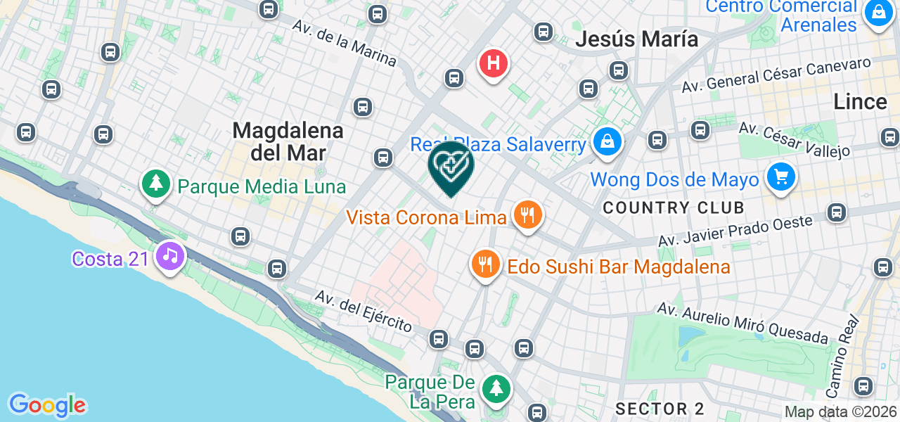 Mapa de Multident