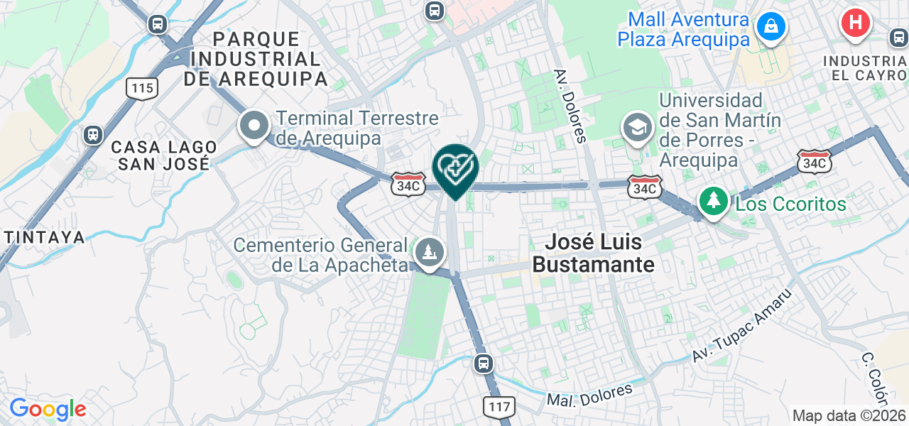 Mapa de Centro Odontológico Medicdent