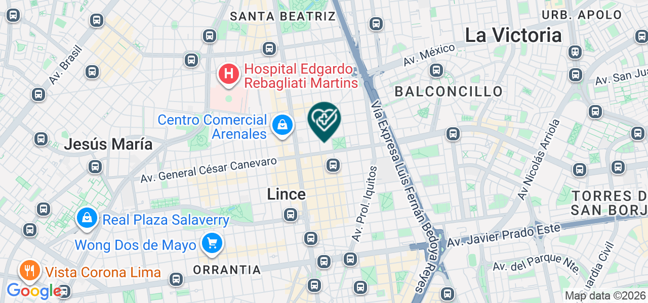 Mapa de Óptica Metropolitana