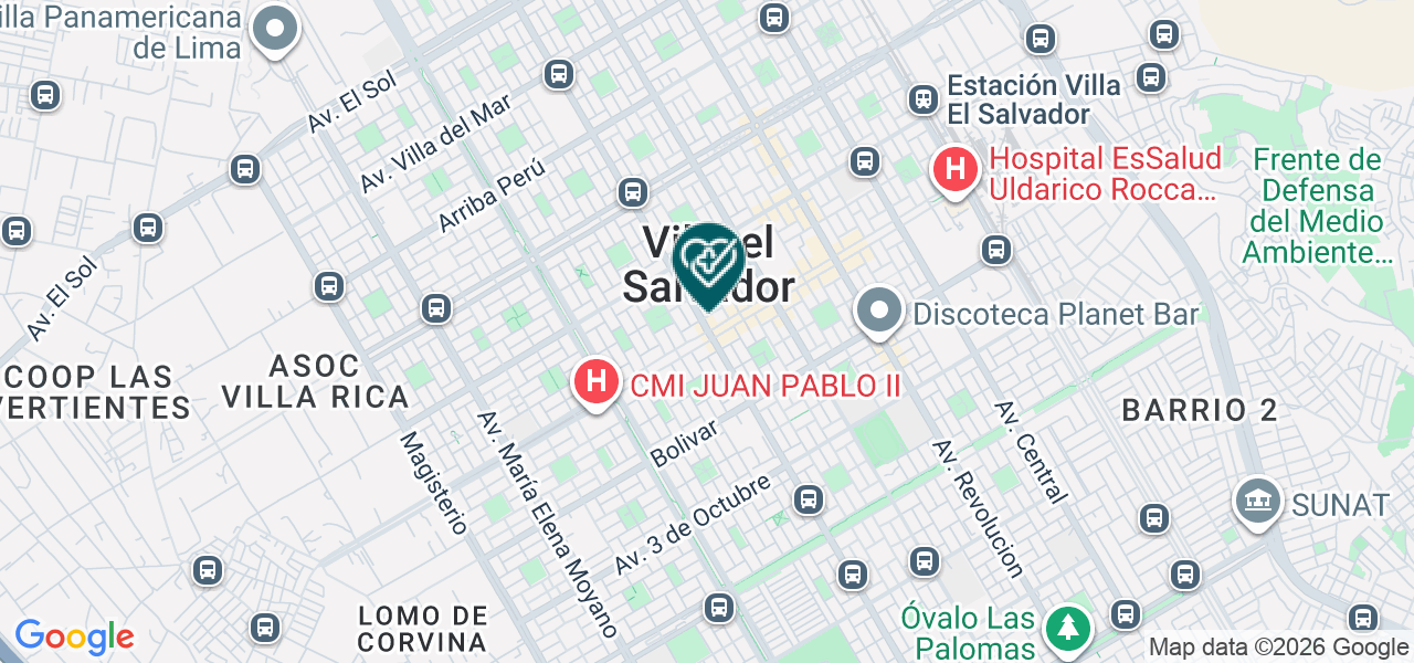 Mapa de Salud Dental Odontologia Integral E.I.R.L