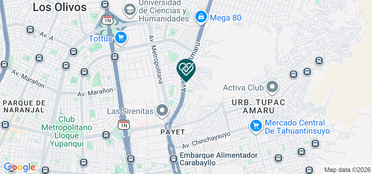 Mapa de Zubieta Quineche Alexis Flavio