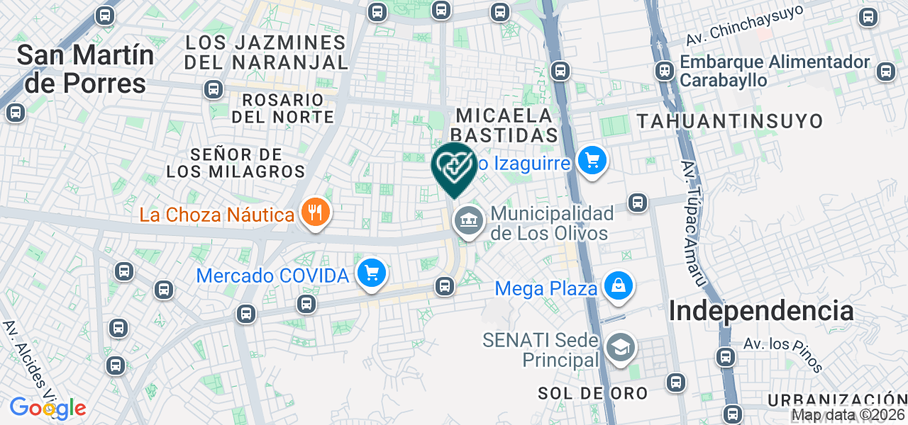 Mapa de Oncomujer