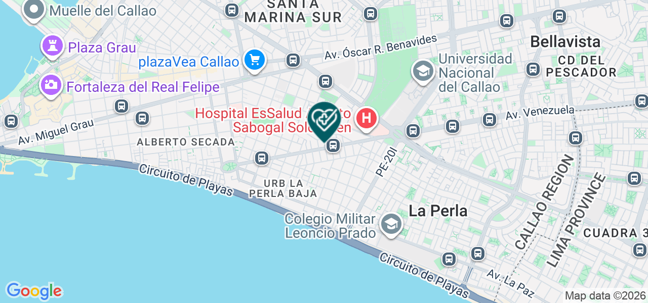 Mapa de Consultorio Medico San Miguel