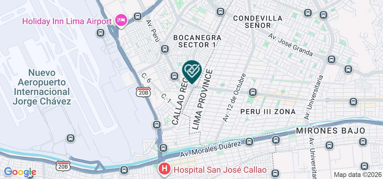 Mapa de Consultorio Dental Belanova S.A.