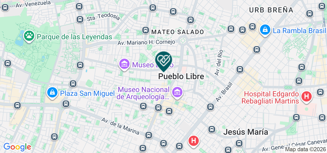 Mapa de Centro Odontológico Andalucía SAC