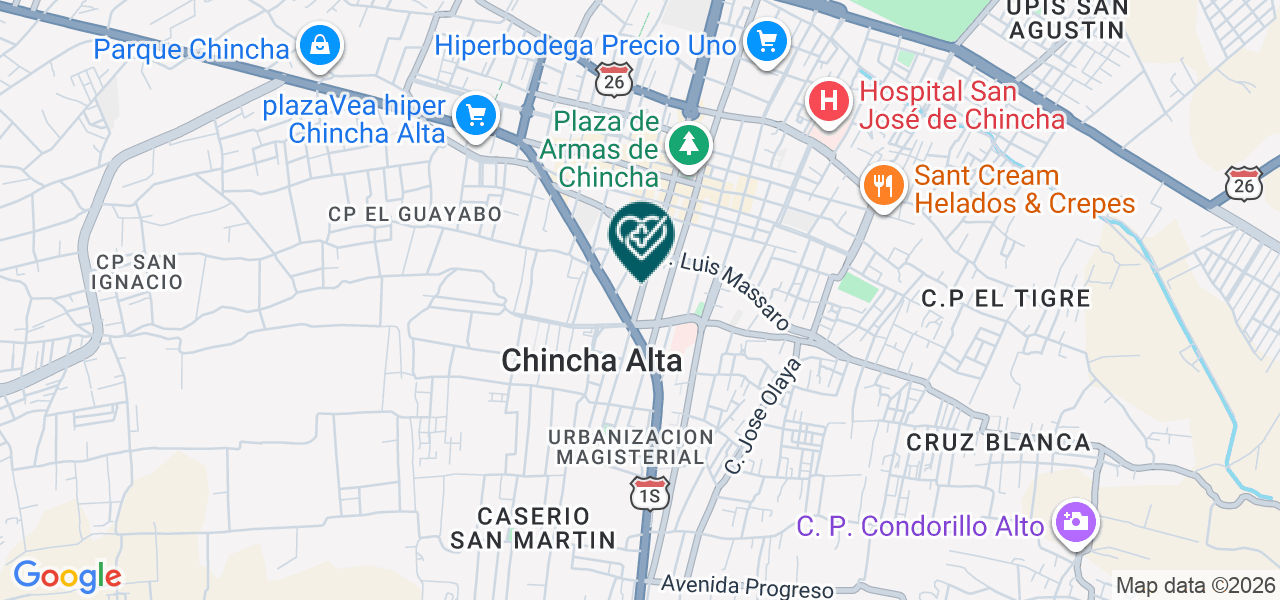Mapa de Laboratorio Patologico Divino Niño SRL