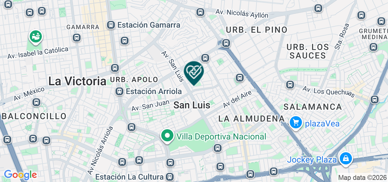 Mapa de Consultorio Odontologico Manrique Hnos.