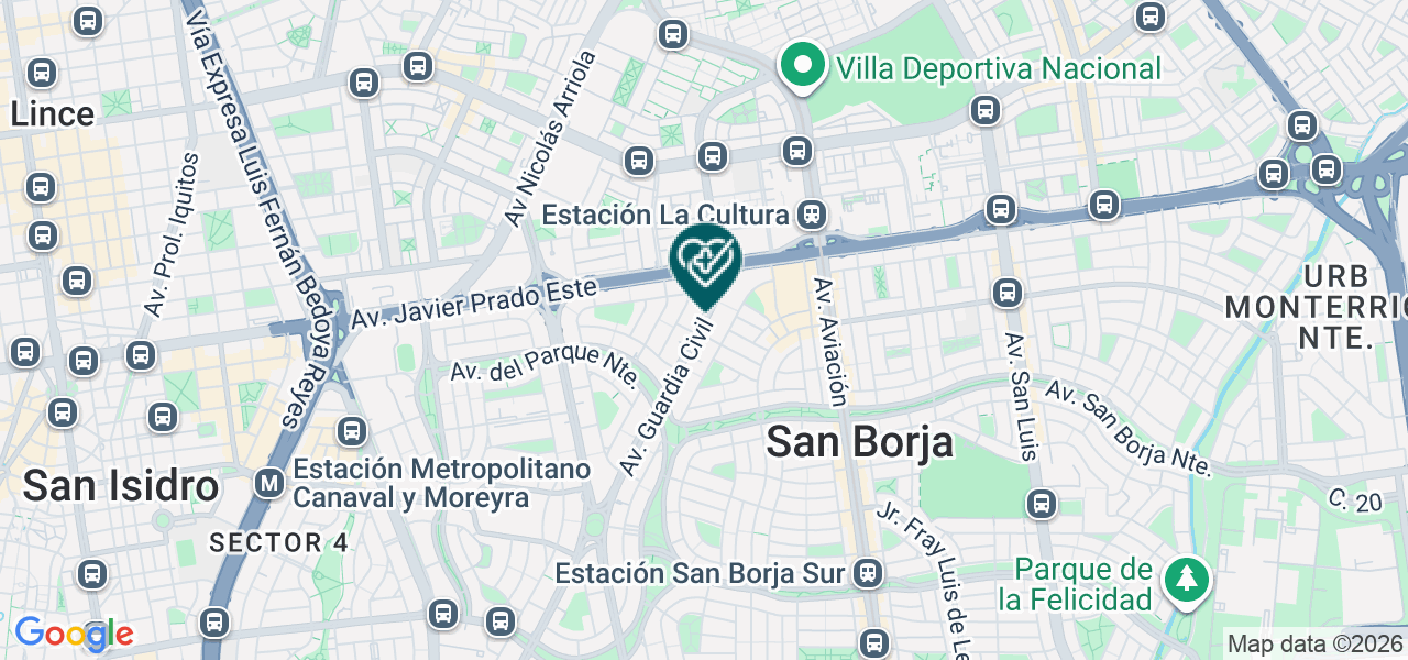 Mapa de Brinda Servicios de Odontologia