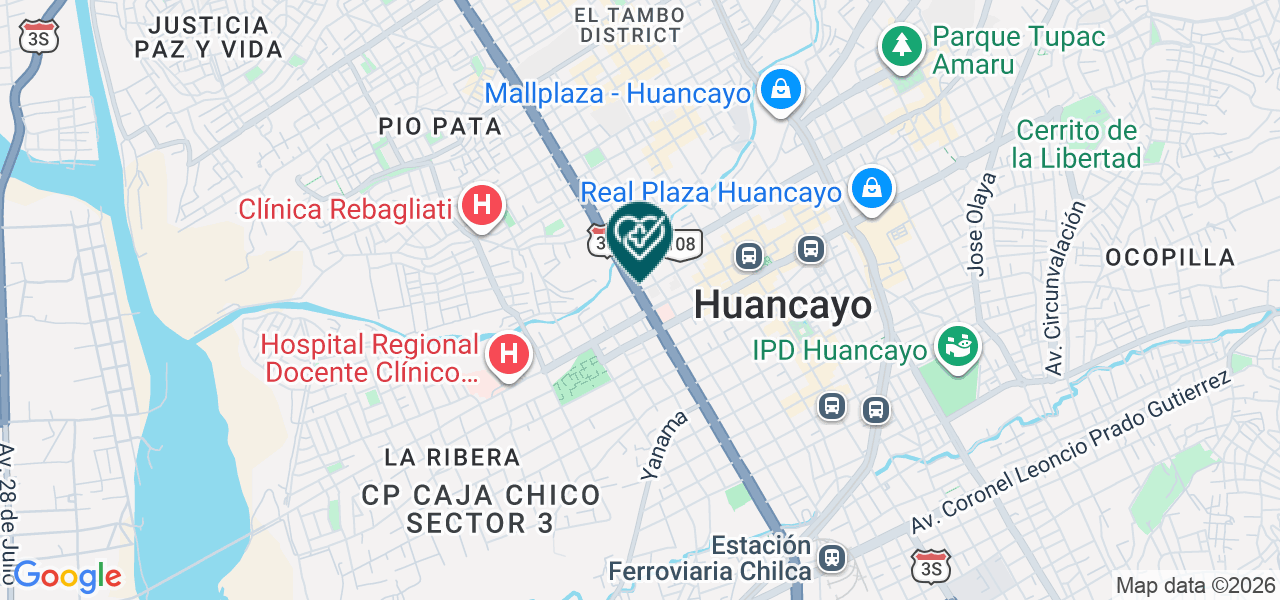 Mapa de Consultorio Medico Ecovida