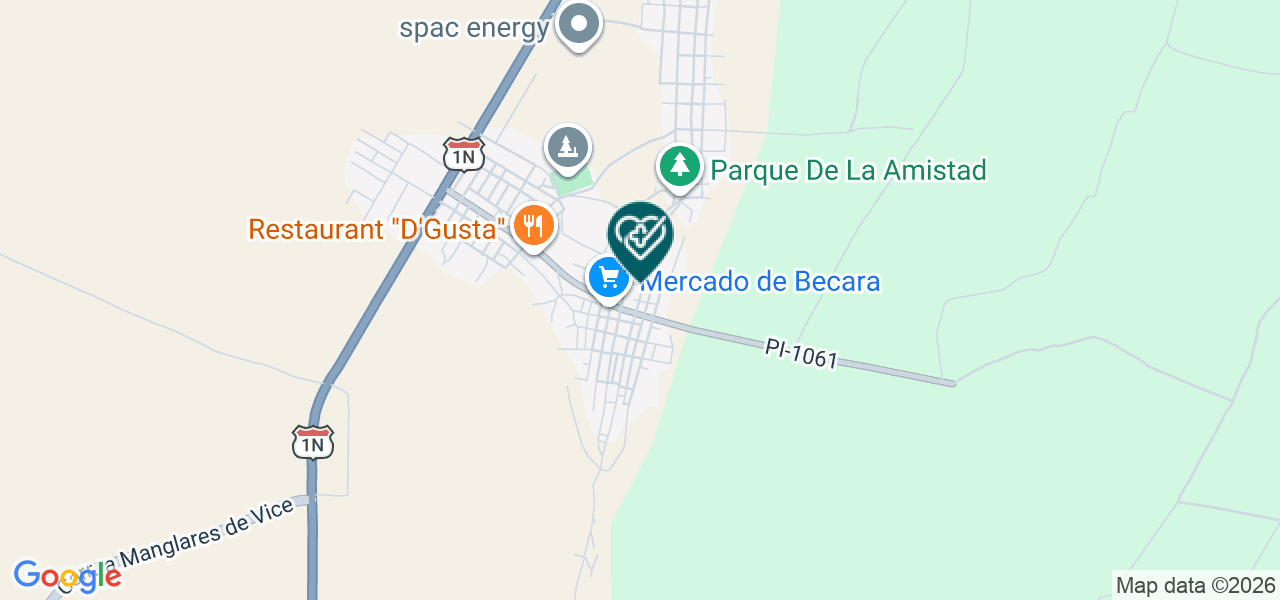 Mapa de Consultorio Medico Juan Pablo Ii