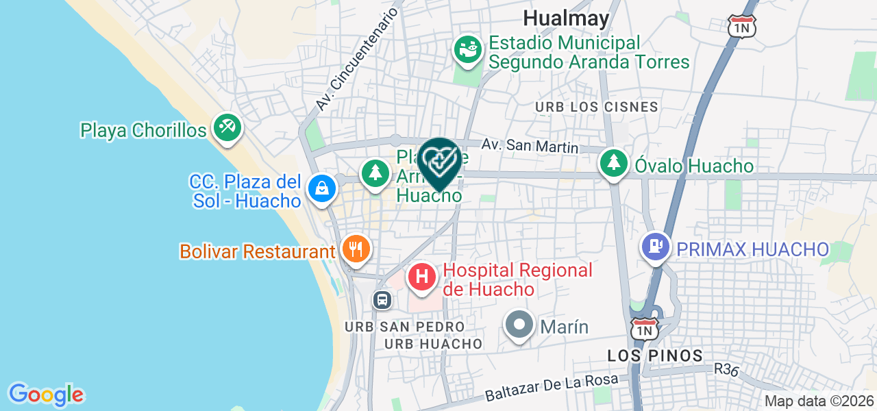 Mapa de Centro de Desarrollo Infantil y Adolescente Crecer