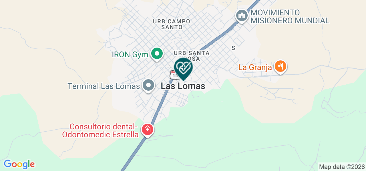 Mapa de Centro Medico Marcelo