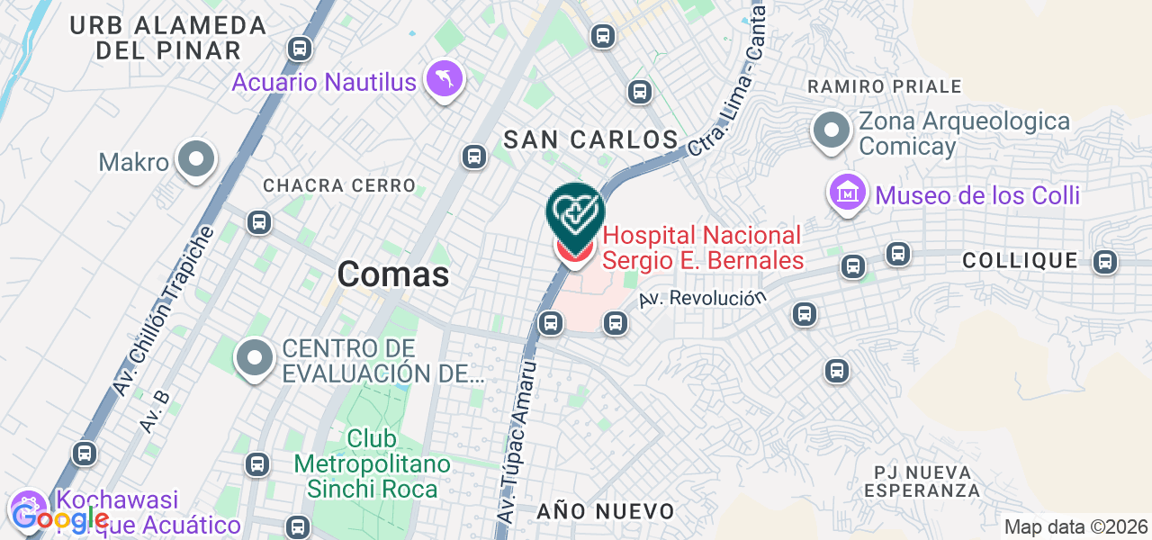 Mapa de Grupo Quito S.A.C.