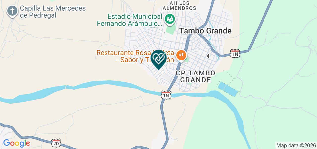 Mapa de Centro Medico Materno Infantil Santa Maria