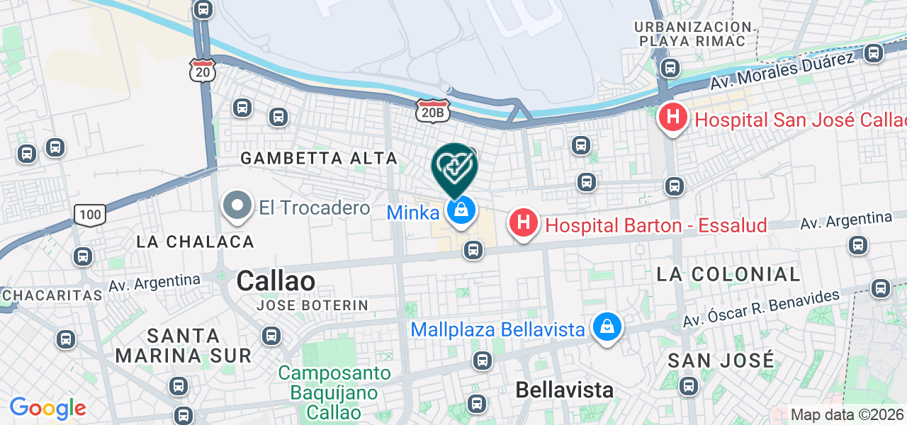 Mapa de Limatambo Sede Minka Ii